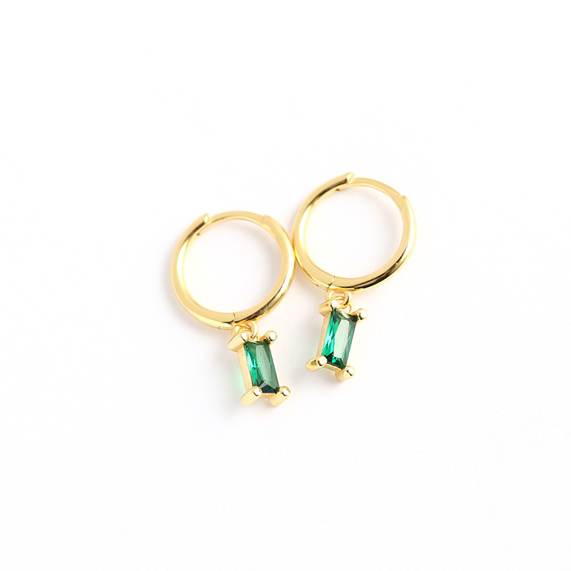 European Trendy Punk Ear Cuffs S925 Silver Round Bead Rivet Earrings Street Style Ear Cuffs