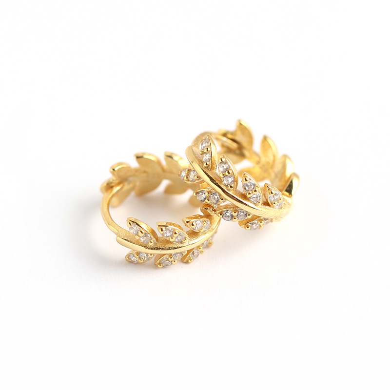 European Best-Selling S925 Silver INS Geometric Marquise Crown Versatile Stud Earrings Jewelry for Women
