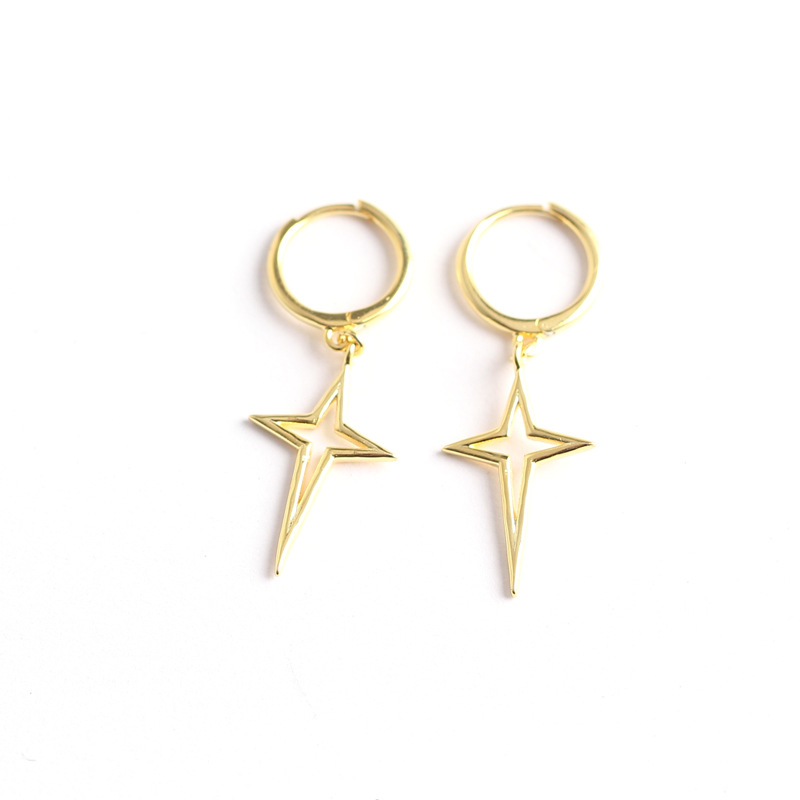 Unique S925 Silver Oval-Shaped Ear Cuffs Design Cold Metallic Style Minimalist Earrings Two-Way Wear