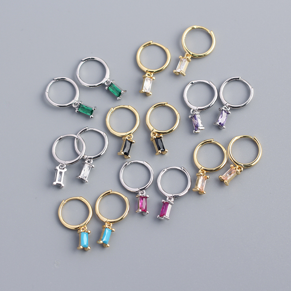 European Trendy Punk Ear Cuffs S925 Silver Round Bead Rivet Earrings Street Style Ear Cuffs - Image 3