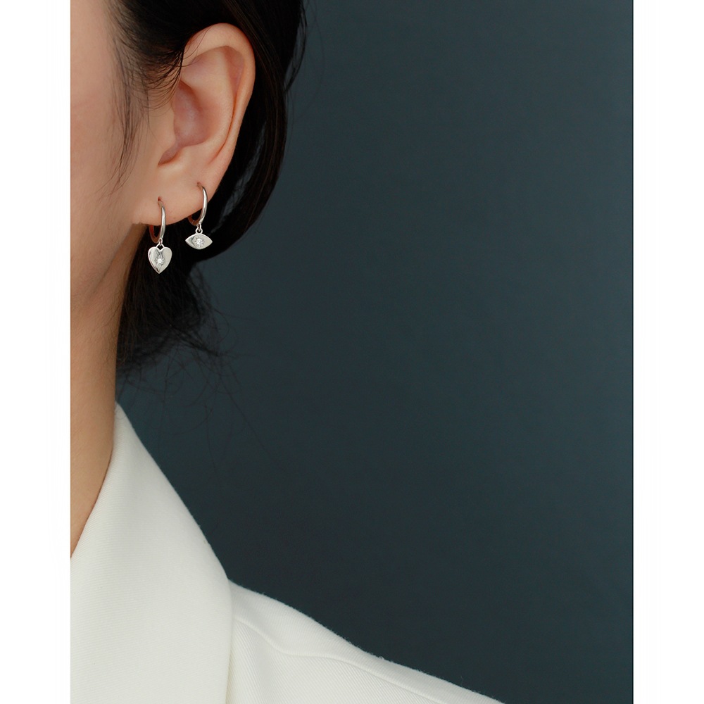 European Light Luxury Eye Earrings Best-Selling S925 Silver Mini Sun Hoop Ear Cuffs Stud Earrings Jewelry - Image 10