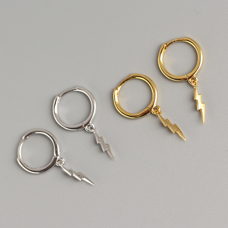 European Light Luxury S925 Silver INS Style Minimalist Diamond-Set Rhombus Hoop Earrings Silver Jewelry - Image 11