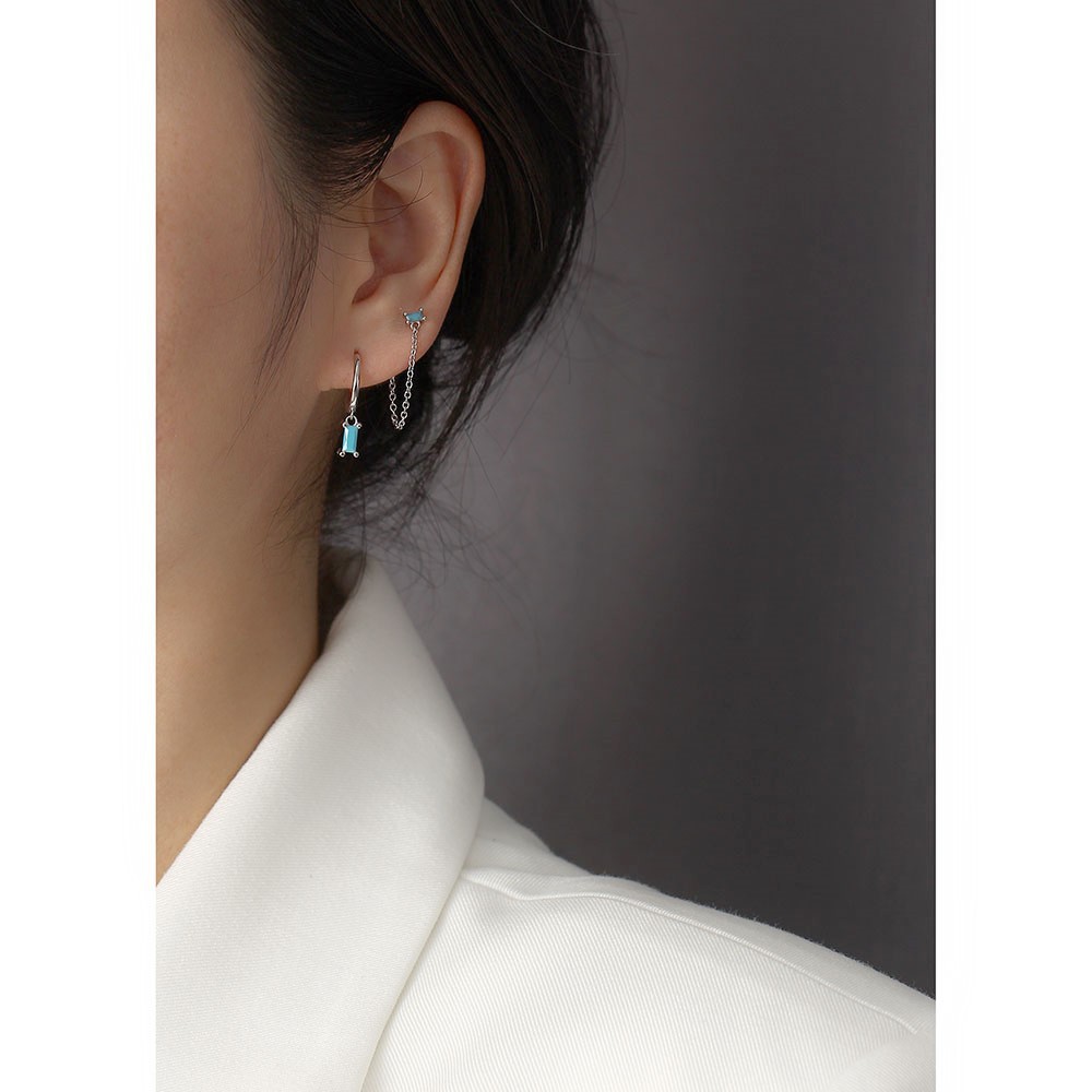 European Trendy Punk Ear Cuffs S925 Silver Round Bead Rivet Earrings Street Style Ear Cuffs - Image 18
