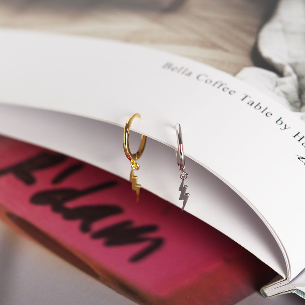 European Light Luxury S925 Silver INS Style Minimalist Diamond-Set Rhombus Hoop Earrings Silver Jewelry - Image 4