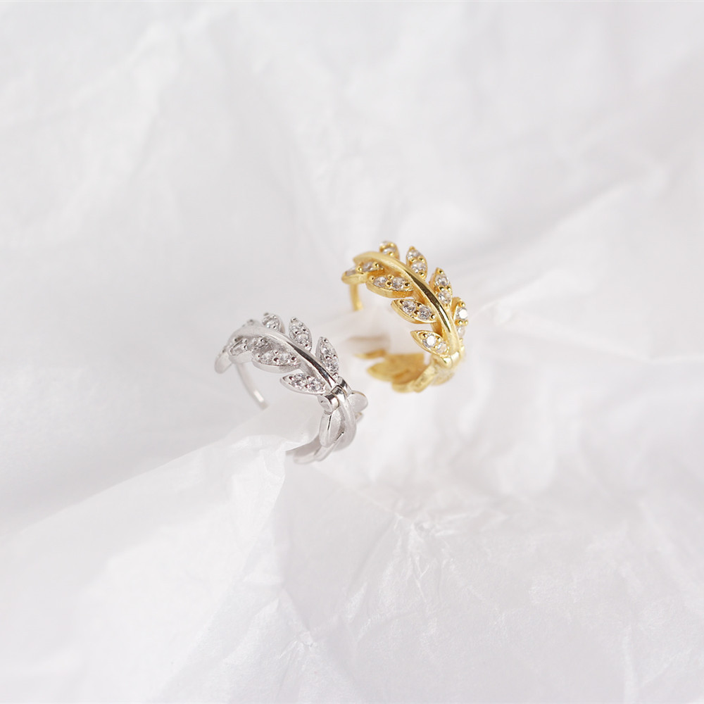 European Best-Selling S925 Silver INS Geometric Marquise Crown Versatile Stud Earrings Jewelry for Women - Image 7