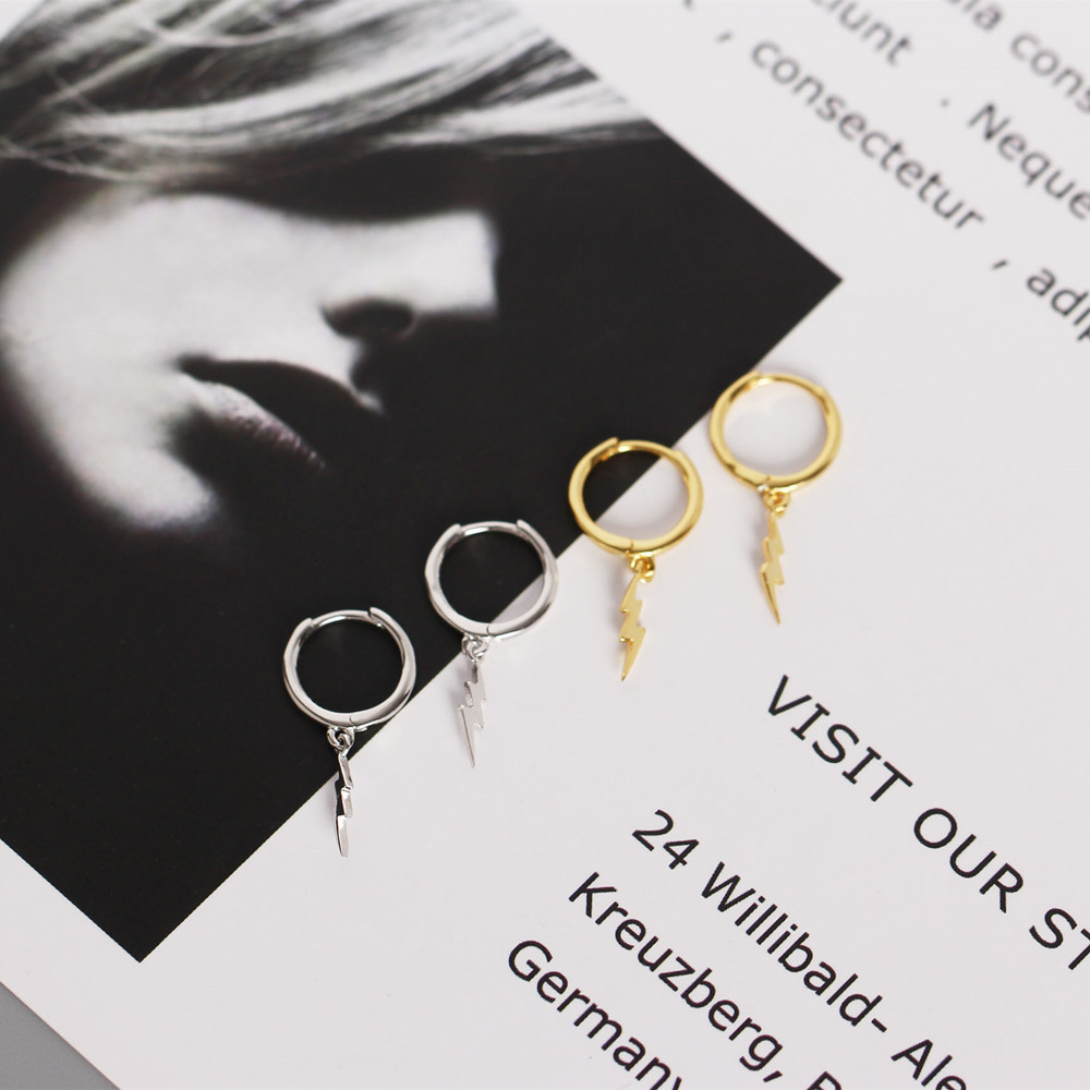 European Light Luxury S925 Silver INS Style Minimalist Diamond-Set Rhombus Hoop Earrings Silver Jewelry - Image 6