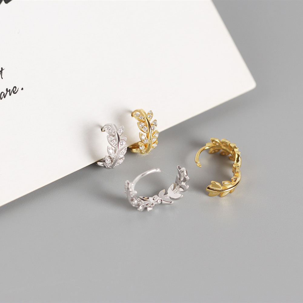 European Best-Selling S925 Silver INS Geometric Marquise Crown Versatile Stud Earrings Jewelry for Women - Image 9