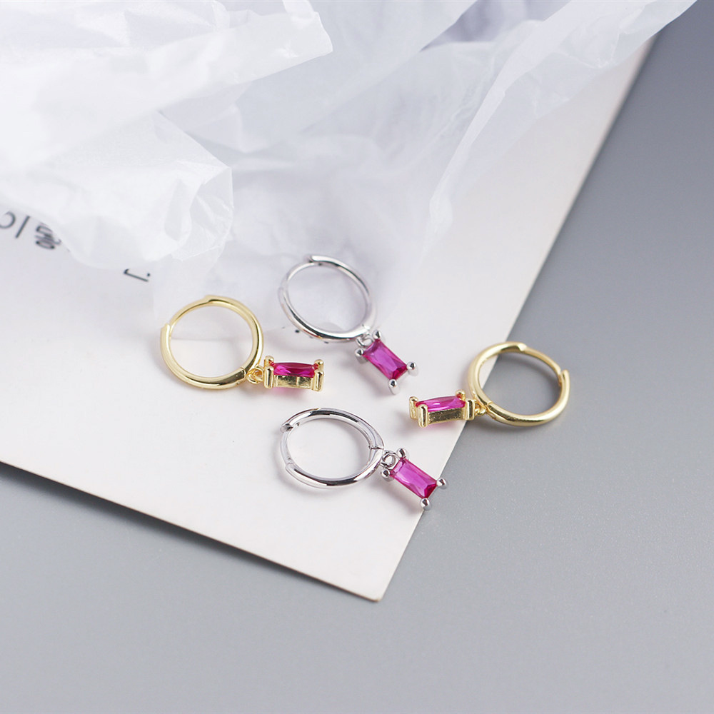 European Trendy Punk Ear Cuffs S925 Silver Round Bead Rivet Earrings Street Style Ear Cuffs - Image 9