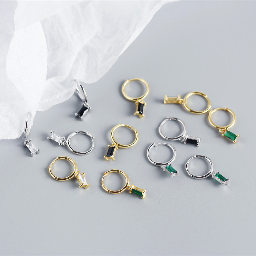 European Trendy Punk Ear Cuffs S925 Silver Round Bead Rivet Earrings Street Style Ear Cuffs - Image 12