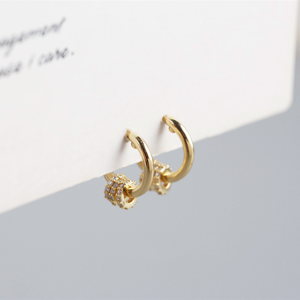 Japanese Style Detachable Round Hoop Silver Earrings S925 Silver Amulet Zircon-Set Ear Cuffs Earrings for Women - Image 15