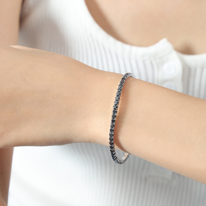 Luxe Full Zircon Design Bracelet 18K PVD Gold Plated Titanium Steel Jewelry Wholesale - Image 19