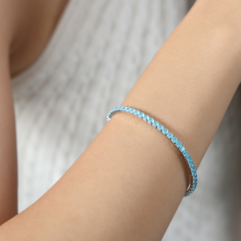 Luxe Full Zircon Design Bracelet 18K PVD Gold Plated Titanium Steel Jewelry Wholesale - Image 13