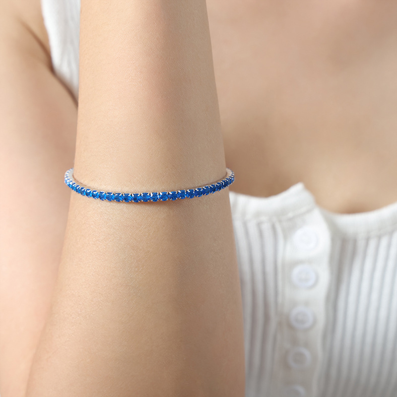 Luxe Full Zircon Design Bracelet 18K PVD Gold Plated Titanium Steel Jewelry Wholesale - Image 11