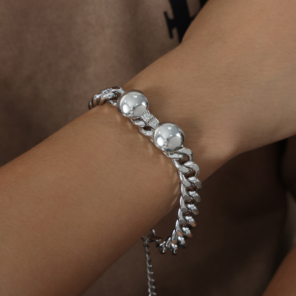 Luxe Simple Eco-Friendly Titanium Steel Bracelet 18K PVD Gold Plated Jewelry for Women - Image 5