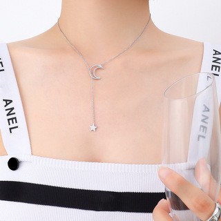 2021 Hot Sale Star Moon Necklace Y2K Choker Necklace for Girls Gift Titanium Steel 18K PVD Gold Plated Jewelry - Image 7