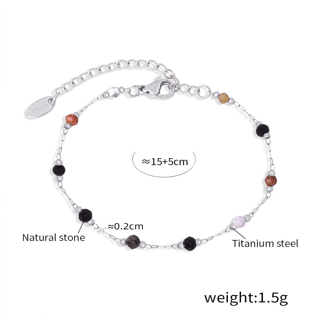 European New Fashion Simple Handmade Beaded Necklace and Bracelet Set for Women - Image 8