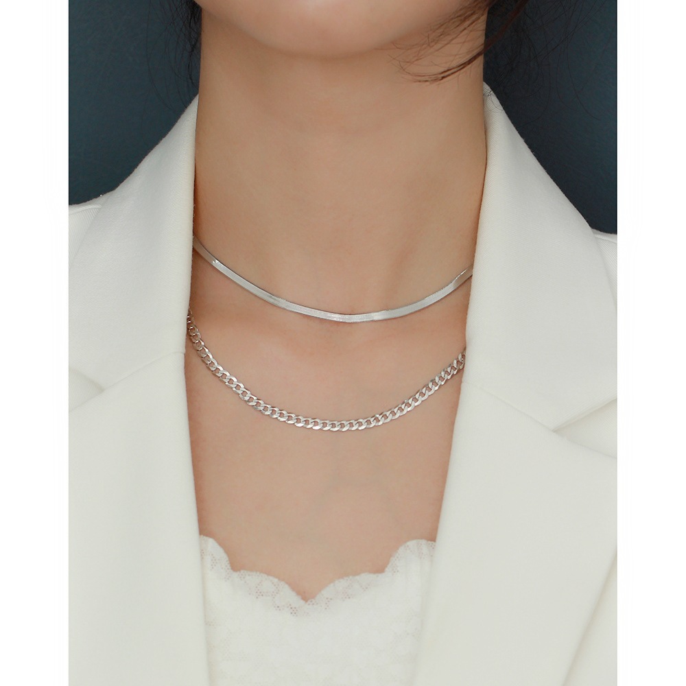 European Necklace Women Pure Silver Jewelry Exquisite Simple Collarbone Chain Pendant 925 Pure Silver High Quality - Image 7