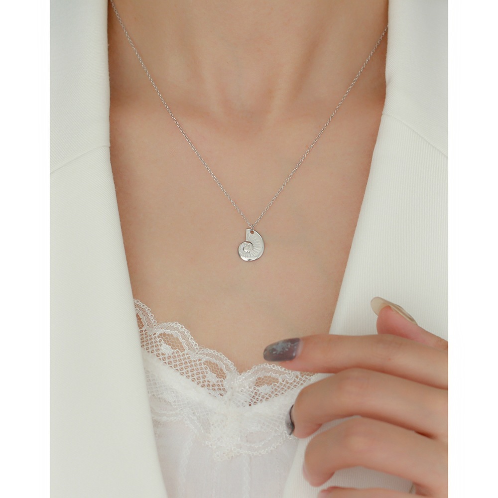 Korean Style Necklace Women Pure Silver Jewelry Exquisite Simple Collarbone Chain Pendant 925 Pure Silver High Quality - Image 8