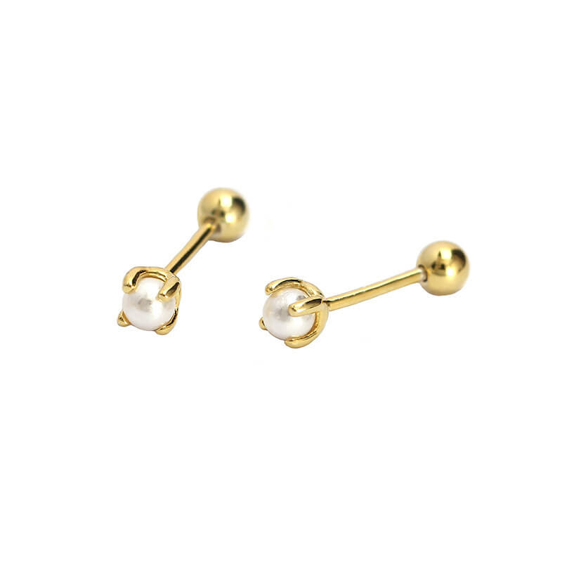 S925 Silver Best-Selling Elegant Pearl Ear Studs Women's Earrings Jewelry Decoration