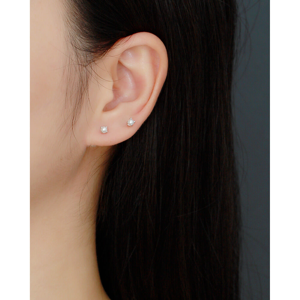 S925 Silver Best-Selling Elegant Pearl Ear Studs Women's Earrings Jewelry Decoration - Image 9