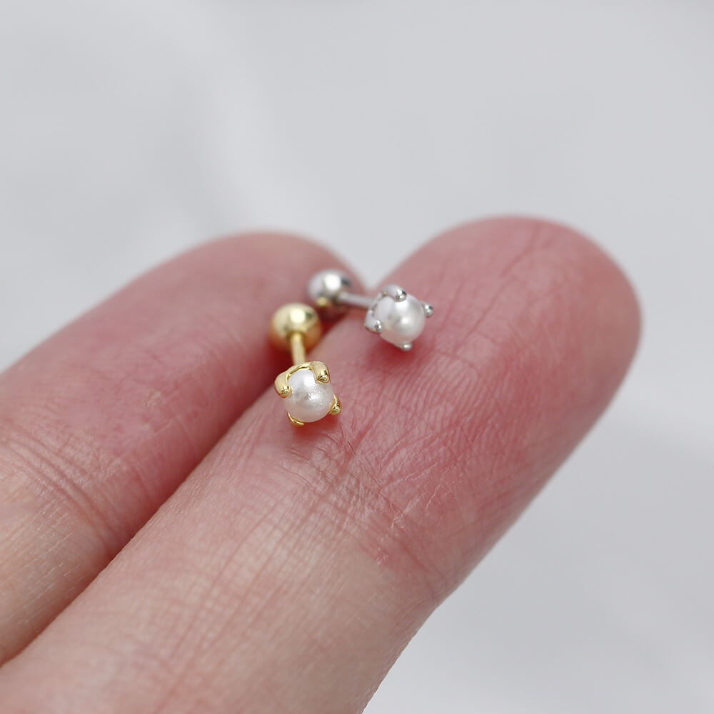 S925 Silver Best-Selling Elegant Pearl Ear Studs Women's Earrings Jewelry Decoration - Image 4
