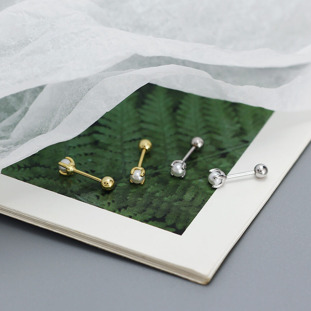 S925 Silver Best-Selling Elegant Pearl Ear Studs Women's Earrings Jewelry Decoration - Image 6