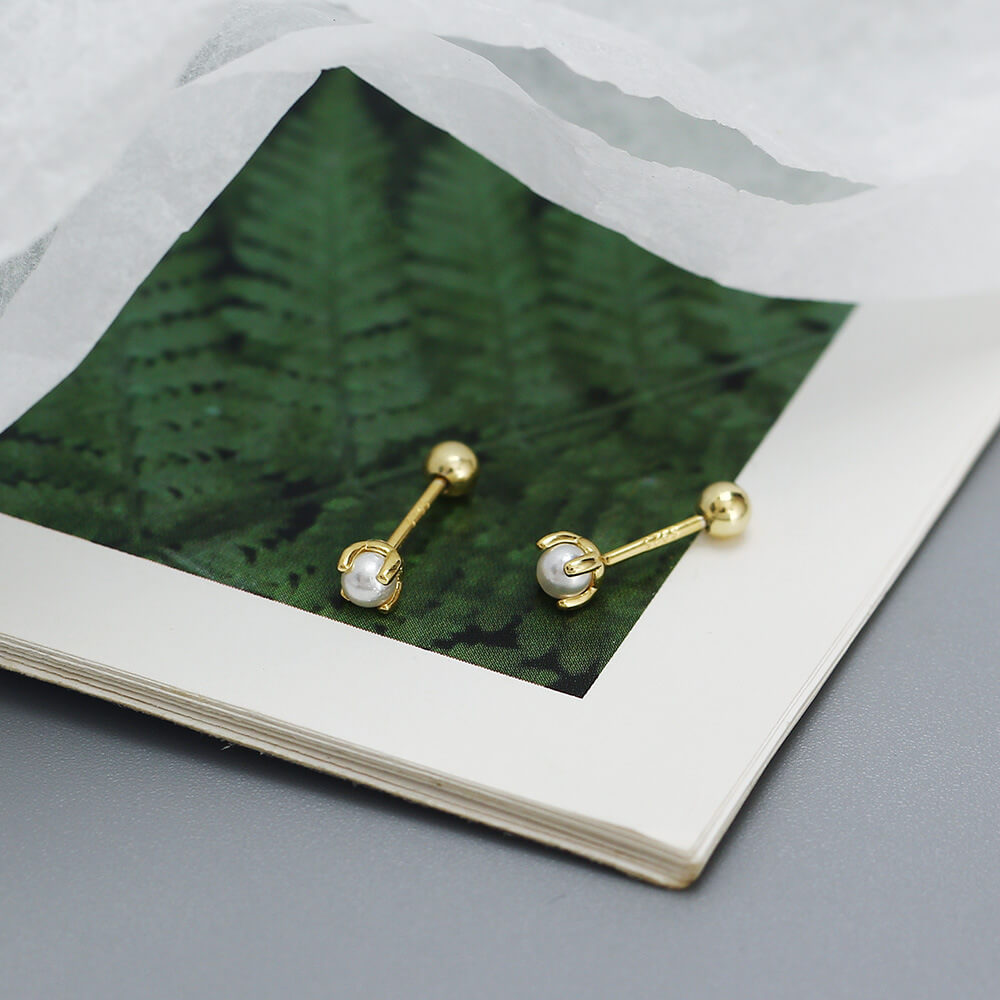 S925 Silver Best-Selling Elegant Pearl Ear Studs Women's Earrings Jewelry Decoration - Image 8