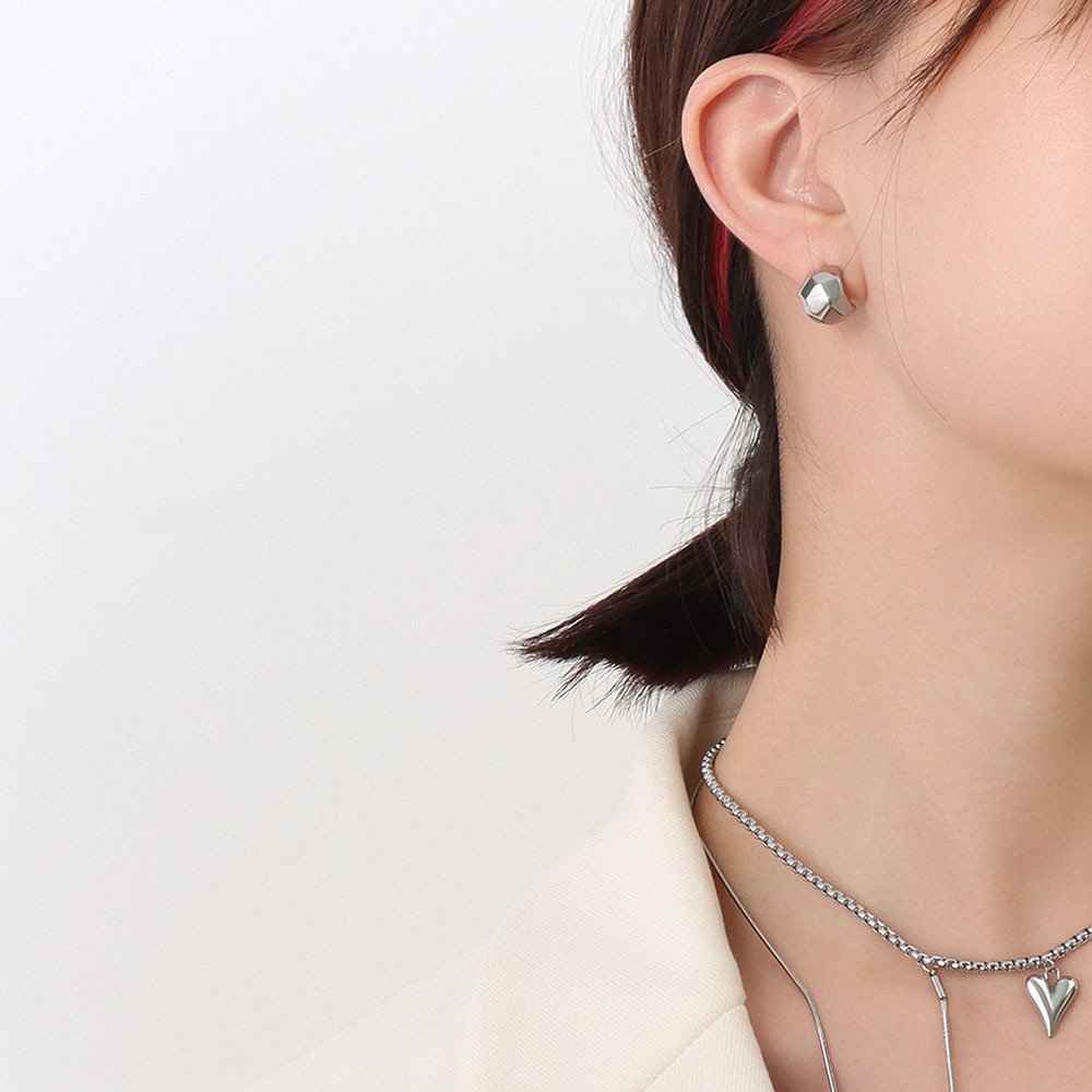 Abacus Pendant Earrings Titanium Steel 18k PVD Gold Plated Minimal Unique Women Jewelry - Image 6